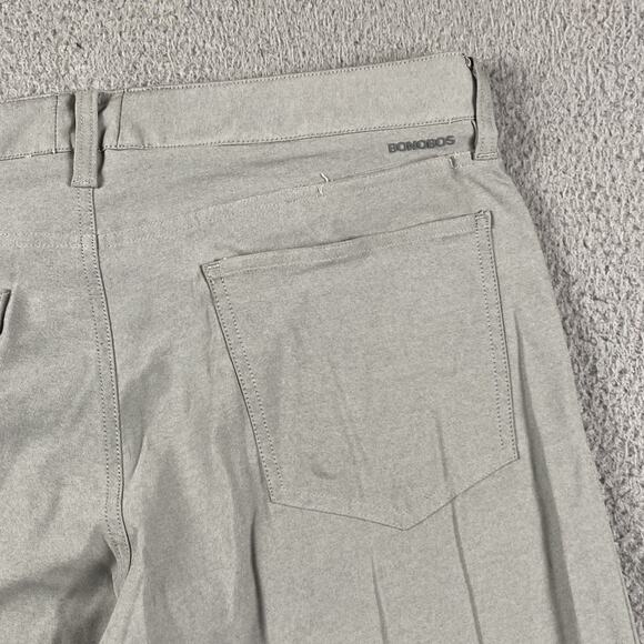 Bonobos Golf Performance Link 5 Pocket Slim Pants Gray Mens 32x32 Fit (34x30) - Picture 8 of 12